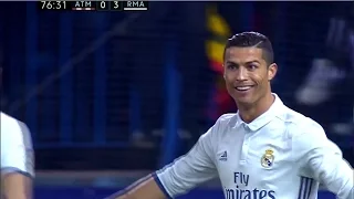 Атлетико - Реал Мадрид Хет-трик Cristiano Ronaldo все голы