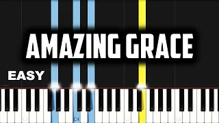 Amazing Grace | EASY PIANO TUTORIAL BY Extreme Midi