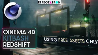 FREE Step by Step Beginner Tutorial | Kitbash | C4D | Redshift