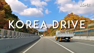 KOREA DRIVE | 4K Highway Driving Ambience Autumn 2022 | 영동고속도로 주행영상 백색소음 ASMR