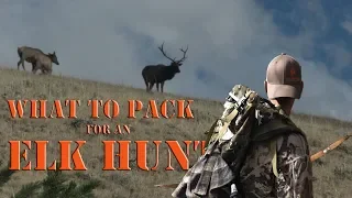 Archery Elk Hunting Day Pack - What gear do you need?