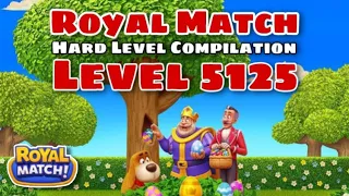 Royal Match Gameplay Level 5125 | Super Hard Level Area 70 King’s Nightmare Factory Super Light Ball