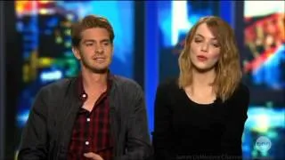 Andrew Garfield & Emma Stone 'Spider-Man's Junk' Australian Tv Interview