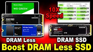 🔥Convert DRAM Less SSD To DRAM SSD🔥DRAM vs DRAM Less SSD🔥M.2 NVMe vs M.2 SATA🔥Gen3 vs Gen4 SSD