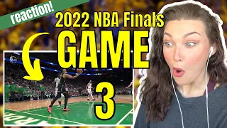 New Zealand Girl Reacts to NBA FINALS GAME 3 REACTION - CELTICS VS WARRIORS - 2022