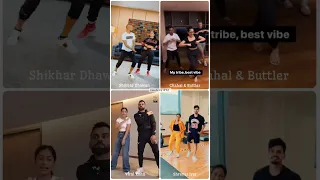 Cricketers Dance With Dhanashree Verma| Shreyas Iyer| Chahal| Virat Kohli| Buttler Dhawan #Shorts