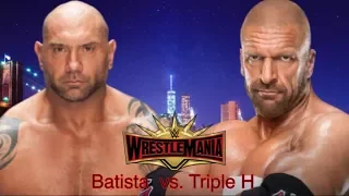 WWE 2K19 Wrestlemania 35 Dream Match Triple H vs. Batista Wrestlemania 35 Dream Match