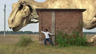 T-Rex Chase | Part 15 | Jurassic World dinosaur Fan Video Made By 4 Minute Movie