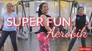 SUPER FUN AEROBIK GOBYOS BAKAR LEMAK #tinydance #funaerobic