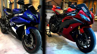 Building my DREAM BIKE in 20 minutes! (Yamaha YZF-R6)