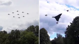 Rarely Seen Aircraft Appearing Over The Tree Tops at Dunsfold Airshow