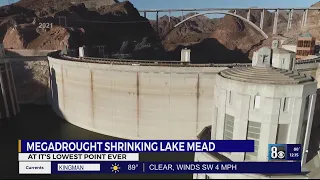 Megadrought shrinking Lake Mead