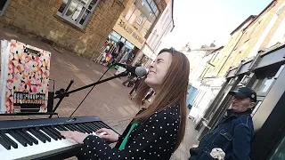 Dance Monkey(Cover) in the streets of Banbury.