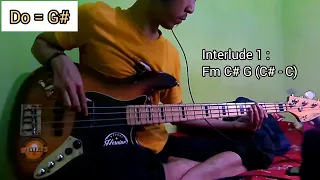 Sang Dewi Bass Cover Beserta Chord dan Nada Dasar