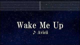 Practice Karaoke♬ Wake Me Up - Avicii 【With Guide Melody】 Instrumental, Lyric, BGM