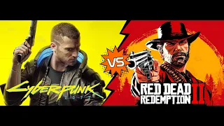 Cyberpunk 2077 vs Red Dead Redemption 2 | Physics comparison