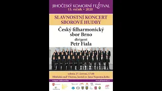 Slavnostní koncert sborové hudby, Hluboká nad Vltavou, 27.6.2020