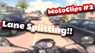 Filteren Door Druk Verkeer!! // #MotoClips #2