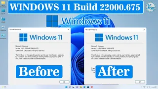 ✅ Windows 11 New Update 22000.675 (KB5013943) - Design Changes, Performance Boost and Explorer Fixes