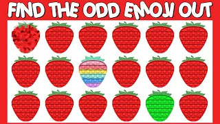 HOW GOOD ARE YOUR EYES #339 | Find The Odd Emoji Out | Emoji Puzzle Quiz