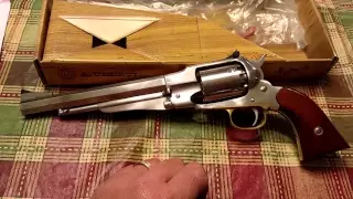 1858 Remington 44 Cal. Revolver, New Army A. Uberti Part 1 Overview