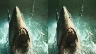 3D SBS Shark Bait Parody Music Video Stereoscopic Google Cardboard
