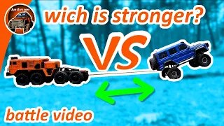 Cross-RC BC8 VS. Traxxas TRX-4 ( RC Crawler battle  )