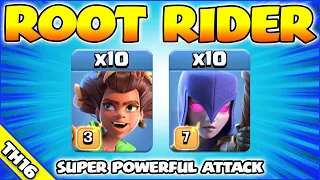 10 x ROOT RIDERS = UNSTOPPABLE!!! TH16 Attack Strategy (Clash of Clans)