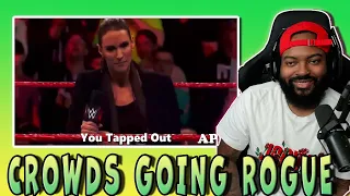 WWE TOP 40 MOMENTS THE CROWD TAKE OVER (REACTION)