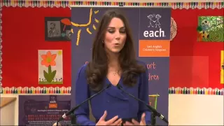 Kate makes first speech as Duchess of Cambridge