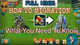 Lords Mobile - How To Migration and What You Need To Know | How To Change Kingdom | {[ HINDI ]}