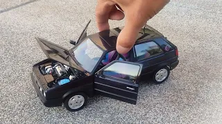 VOLKSWAGEN GOLF GT FIRE AND ICE Vw 1991 1:18 scale metal model Norev Unboxing