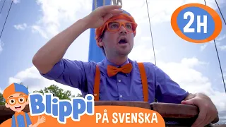 Blippi Svenska | Natur & Båtar på Friluftsbarnmuseet | pedagogiska videor för barn