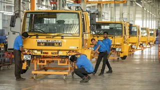 Indian Truck Factory Producing Ashok Leyland🚚 Assembly line - Manufacturing plant in India