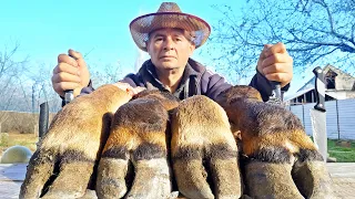 Cooking FAMOUS Huge Beef Legs KHASH Soup | Traditional Azerbaijani Dish Khash