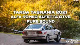 TARGA Tasmania 2021 - Alfa Romeo Alfetta GTV6, Pure Sound