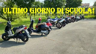 ULTIMO GIORNO DI SCUOLA IN MOTO!