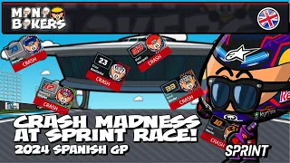 [EN] 2024 Spanish GP - Sprint - Crash madness at sprint race!