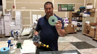 How to/ Honing and polishing marble stone clean center training /DIY projects