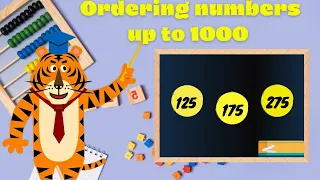 Ordering numbers up to 1000 | math for kids