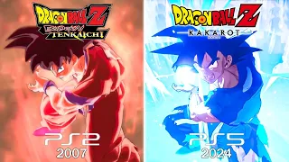 Goku's Kamehameha vs Vegeta's Galick Gun In Dragon Ball Games 2007-2024 (4K 60FPS)