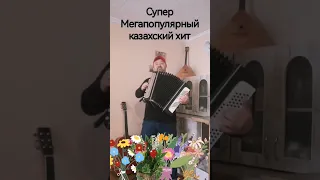 Популярные казахские хиты на баяне! 🎶Ак Саулем! #shorts #песнинабаяне #музыка