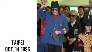 Michael Jackson - Arrival at Taipei (October 14, 1996)