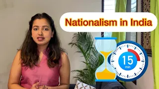 NATIONALISM IN INDIA IN JUST 15 MINUTES! | REVISION | Class 10 History | Shubham Pathak #class10sst