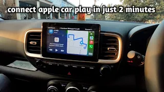 guide on how to connect Android auto/apple car play in hyundai venue sx varient