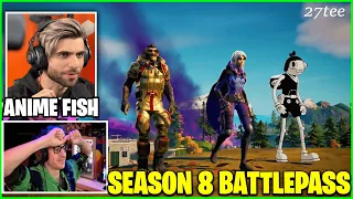 Streamers React to Fortnite Chapter 2 Season 8 Battle Pass Trailer