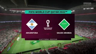 FIFA 23 | World Cup Mode | Argentina Vs Saudi Arabia | Ps4 Gameplay