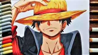 Drawing Monkey D. Luffy (Ep. 1015) - ONE PIECE