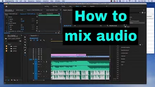 How to mix and master audio in adobe premiere pro