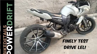 single side swingarm installed finely test drive leli